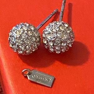 Coach cz earring